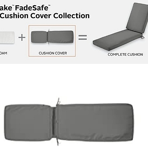 NWT Luxurious Montlake Chaise Lounge Cushion Cover*Fits 74"L x 23"Wx 3"H - Picture 2 of 11